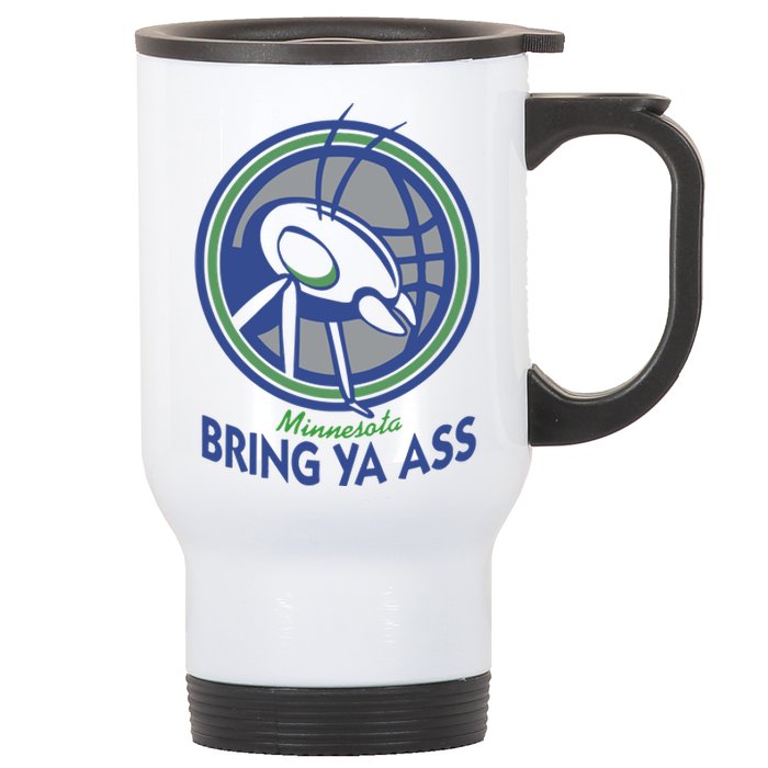 Minnesota Bring Ya Ass Stainless Steel Travel Mug