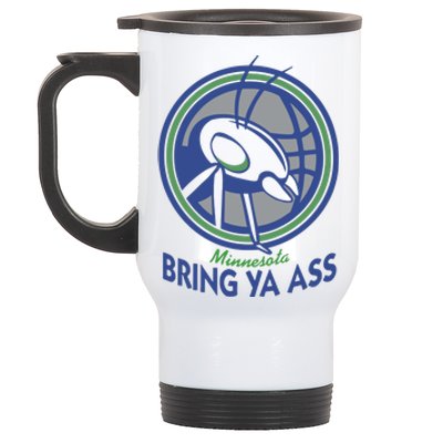 Minnesota Bring Ya Ass Stainless Steel Travel Mug