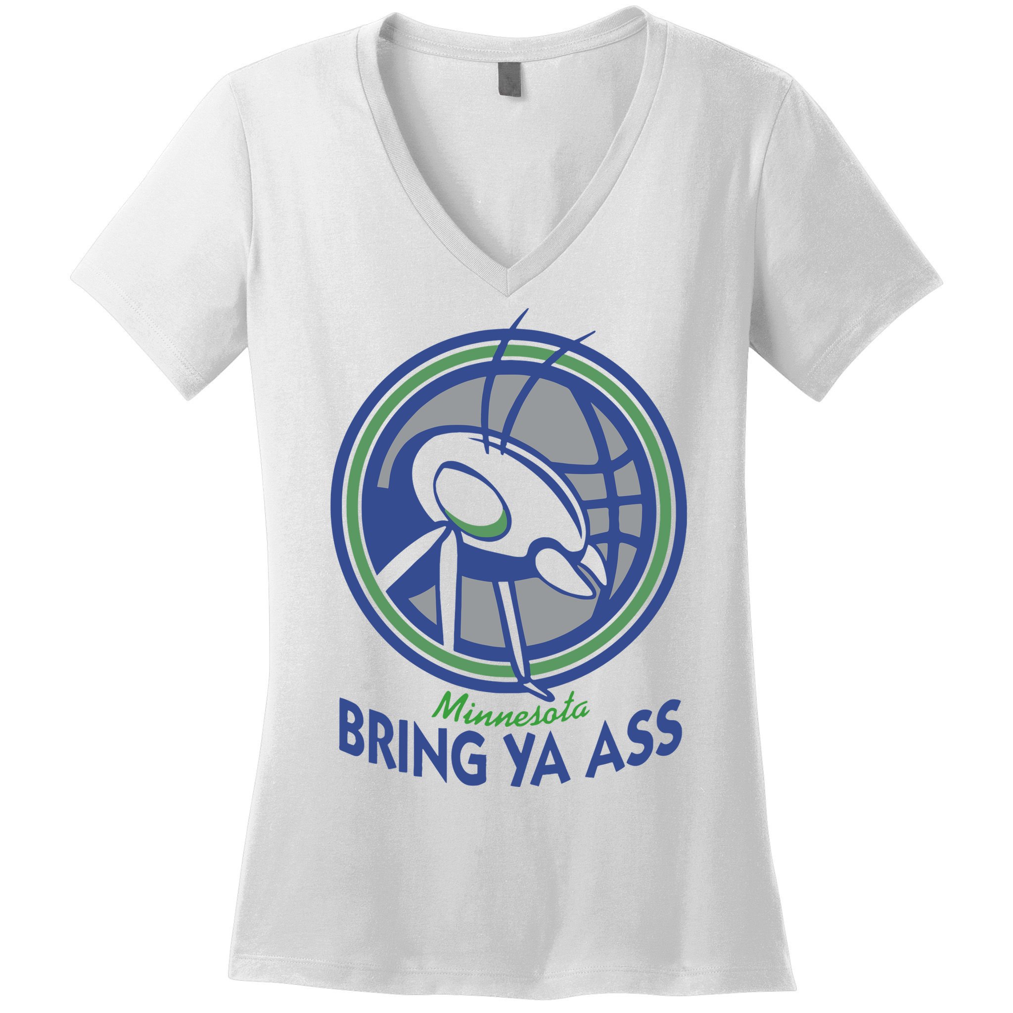 Minnesota Bring Ya Ass Women's V-Neck T-Shirt