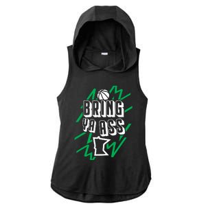 Minnesota Bring Ya Ass Ladies PosiCharge Tri-Blend Wicking Draft Hoodie Tank