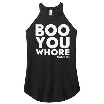 Mean Boo You Whore Women’s Perfect Tri Rocker Tank