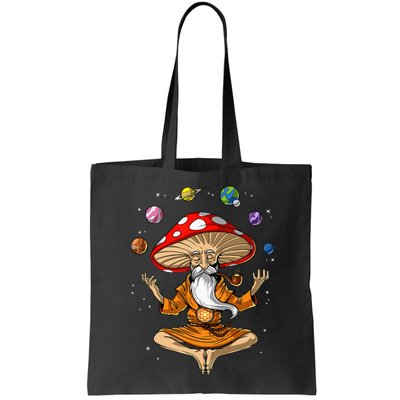 Mushroom Buddha Zen Yoga Meditation Psychedelic Hippie Fungi Bag