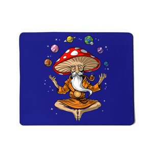 Mushroom Buddha Zen Yoga Meditation Psychedelic Hippie Fungi Gift Mousepad