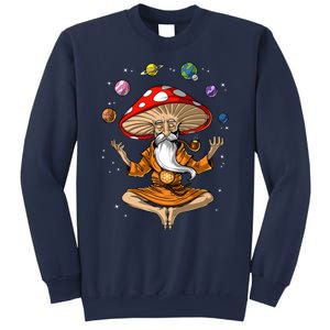 Mushroom Buddha Zen Yoga Meditation Psychedelic Hippie Fungi Sweatshirt