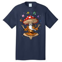 Mushroom Buddha Zen Yoga Meditation Psychedelic Hippie Fungi Tall T-Shirt