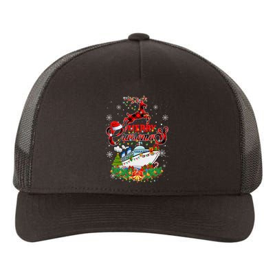 Merry Cruisemas 2024 Christmas Santa Reindeer Cruise Yupoong Adult 5-Panel Trucker Hat