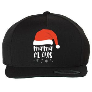 Mama Claus 2020 Holiday Season Funny Gift Wool Snapback Cap