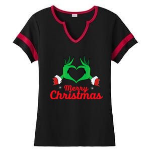 Merry Christmas 2025 Ladies Halftime Notch Neck Tee