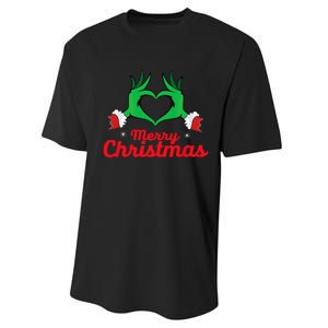 Merry Christmas 2025 Performance Sprint T-Shirt