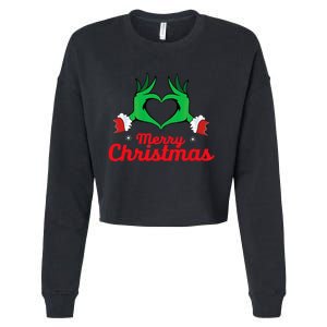 Merry Christmas 2025 Cropped Pullover Crew