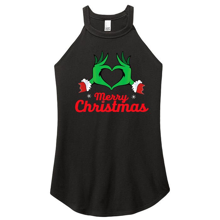 Merry Christmas 2025 Women's Perfect Tri Rocker Tank