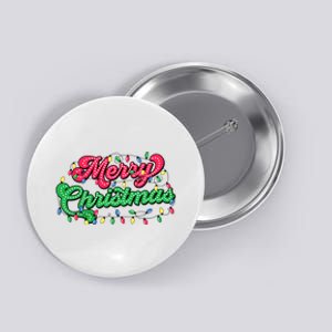 Merry Christmas 2024 Family Matching Christmas Lights Xmas Button