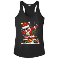 Merry Christmas 2024 Funny Santa Claus Christmas Lights Ladies PosiCharge Competitor Racerback Tank