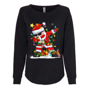 Merry Christmas 2024 Funny Santa Claus Christmas Lights Womens California Wash Sweatshirt