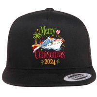 Merry Cruisemas 2024 Family Cruise Group Flat Bill Trucker Hat