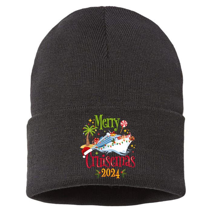 Merry Cruisemas 2024 Family Cruise Group Sustainable Knit Beanie