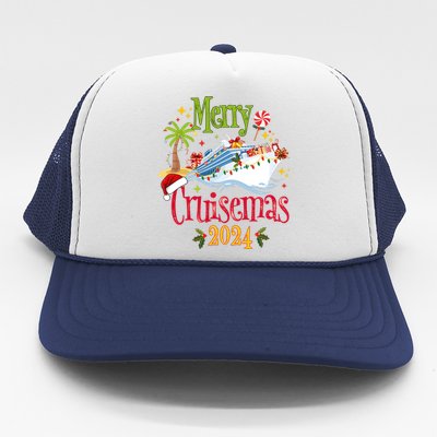 Merry Cruisemas 2024 Family Cruise Group Trucker Hat