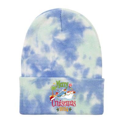 Merry Cruisemas 2024 Family Cruise Group Tie Dye 12in Knit Beanie