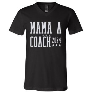 Mamala Coach 2024 Harris Walz V-Neck T-Shirt