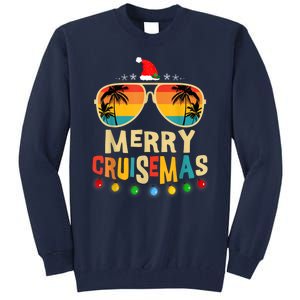 Merry Cruisemas 2025 Christmas Santa Reindeer Cruise Tall Sweatshirt