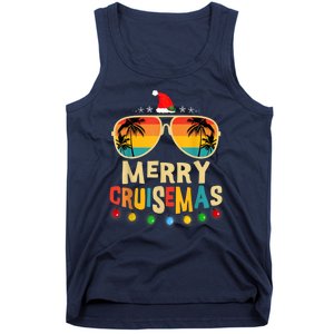 Merry Cruisemas 2025 Christmas Santa Reindeer Cruise Tank Top