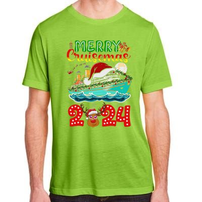 Merry Cruisemas 2024 Cruise Christmas Xmas Pajamas Adult ChromaSoft Performance T-Shirt