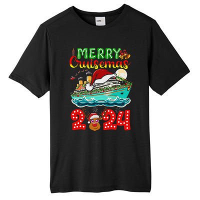 Merry Cruisemas 2024 Cruise Christmas Xmas Pajamas Tall Fusion ChromaSoft Performance T-Shirt