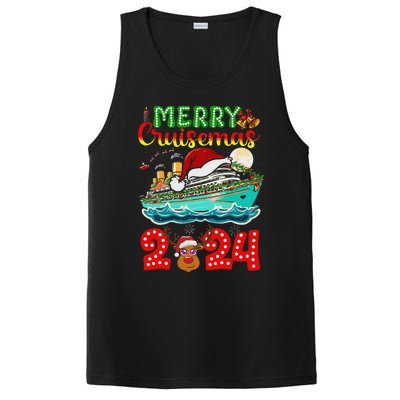 Merry Cruisemas 2024 Cruise Christmas Xmas Pajamas PosiCharge Competitor Tank