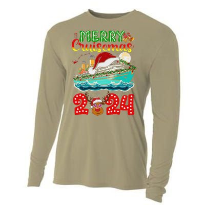 Merry Cruisemas 2024 Cruise Christmas Xmas Pajamas Cooling Performance Long Sleeve Crew