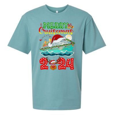 Merry Cruisemas 2024 Cruise Christmas Xmas Pajamas Sueded Cloud Jersey T-Shirt