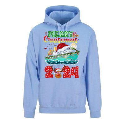 Merry Cruisemas 2024 Cruise Christmas Xmas Pajamas Unisex Surf Hoodie