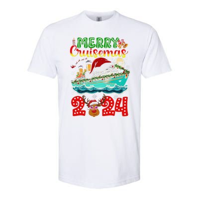 Merry Cruisemas 2024 Cruise Christmas Xmas Pajamas Softstyle CVC T-Shirt