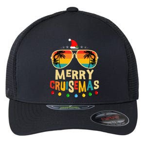 Merry Cruisemas 2025 Christmas Santa Reindeer Cruise Flexfit Unipanel Trucker Cap