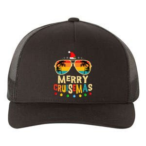 Merry Cruisemas 2025 Christmas Santa Reindeer Cruise Yupoong Adult 5-Panel Trucker Hat