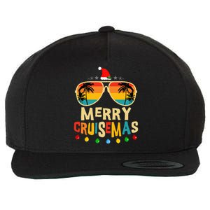 Merry Cruisemas 2025 Christmas Santa Reindeer Cruise Wool Snapback Cap