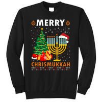 Merry Chrismukkah 2021 Happy Hanukkah Christmas Santa Hat Sweatshirt