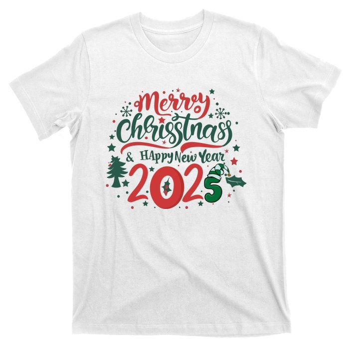 Merry Christmas 2025 And Happy New Year T-Shirt