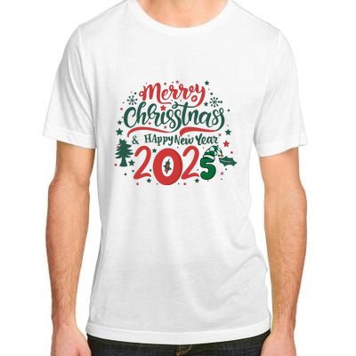 Merry Christmas 2025 And Happy New Year Adult ChromaSoft Performance T-Shirt