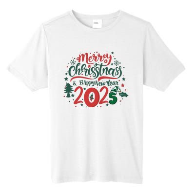 Merry Christmas 2025 And Happy New Year Tall Fusion ChromaSoft Performance T-Shirt