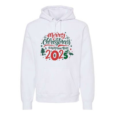 Merry Christmas 2025 And Happy New Year Premium Hoodie