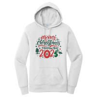 Merry Christmas 2025 And Happy New Year Women's Pullover Hoodie