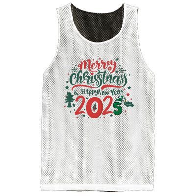 Merry Christmas 2025 And Happy New Year Mesh Reversible Basketball Jersey Tank