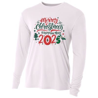 Merry Christmas 2025 And Happy New Year Cooling Performance Long Sleeve Crew