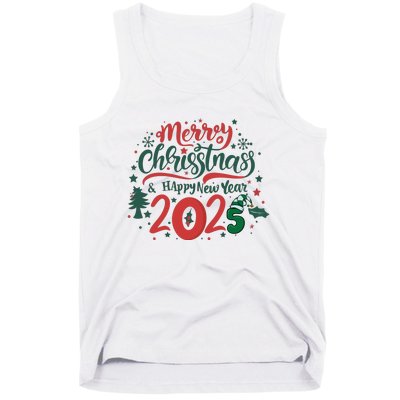 Merry Christmas 2025 And Happy New Year Tank Top