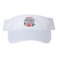 Merry Christmas 2025 And Happy New Year Valucap Bio-Washed Visor