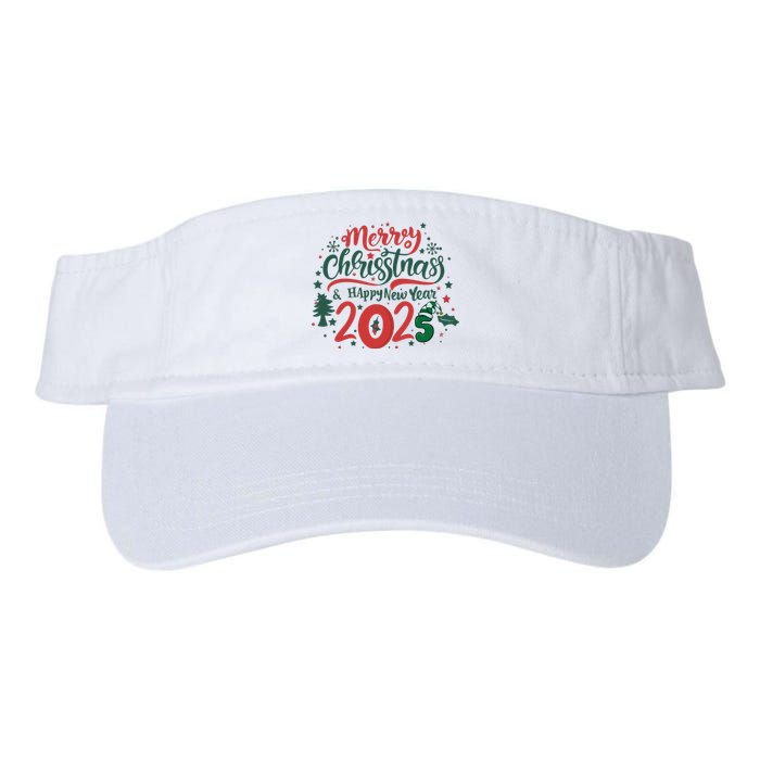 Merry Christmas 2025 And Happy New Year Valucap Bio-Washed Visor