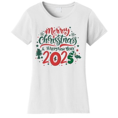 Merry Christmas 2025 And Happy New Year Women's T-Shirt