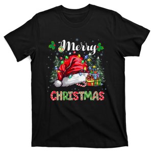 Merry Christmas 2024 Buffalo Truck Tree Plaid T-Shirt