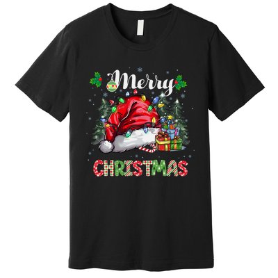 Merry Christmas 2024 Buffalo Truck Tree Plaid Premium T-Shirt