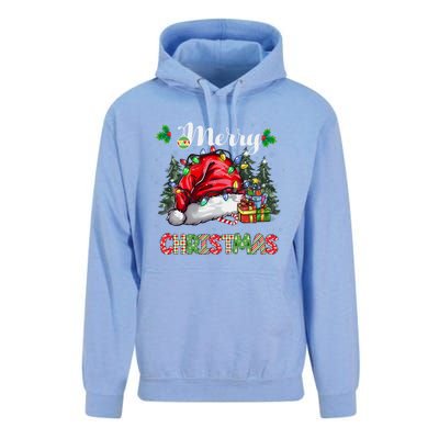 Merry Christmas 2024 Buffalo Truck Tree Plaid Unisex Surf Hoodie